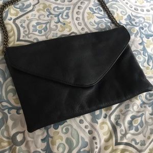 JCREW Leather Envelope Clutch NWOT